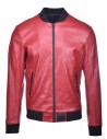 SOPRANO Leather Jacket Bordeaux