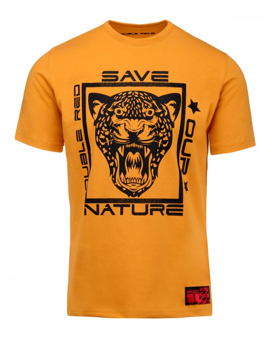 Natural Predators Leopard T-Shirt Orange