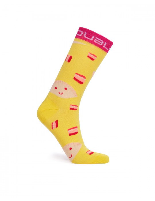 Pirohy Neon Yellow Socks