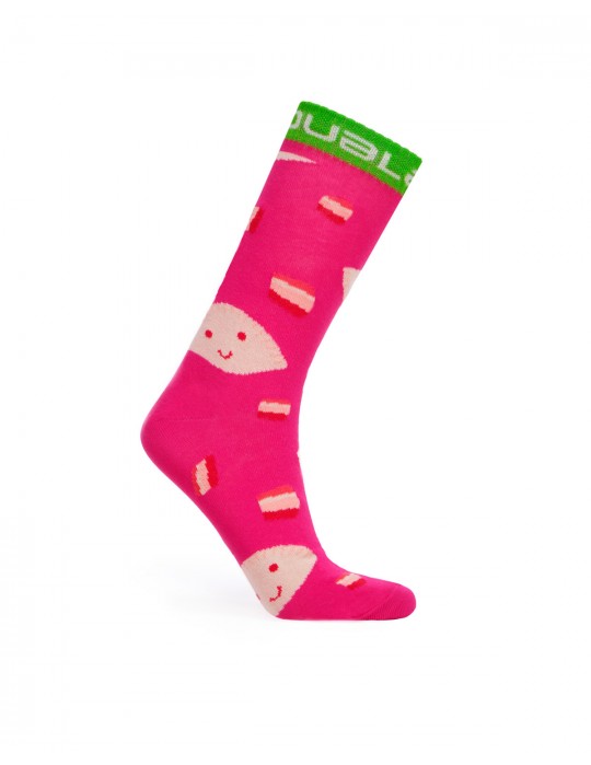 Pirohy Neon Pink Socks