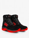 X WIRE BLACK&RED Boots