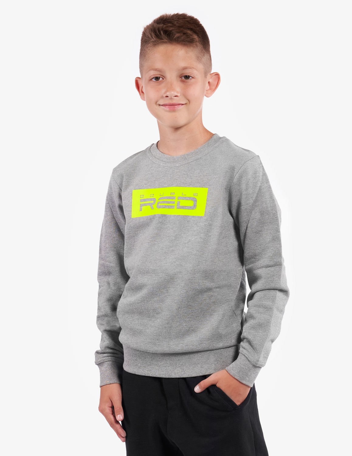 Sweatshirt BASIC™ KID Grey Neon