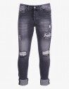 RED JEANS Skinny Fit Grey