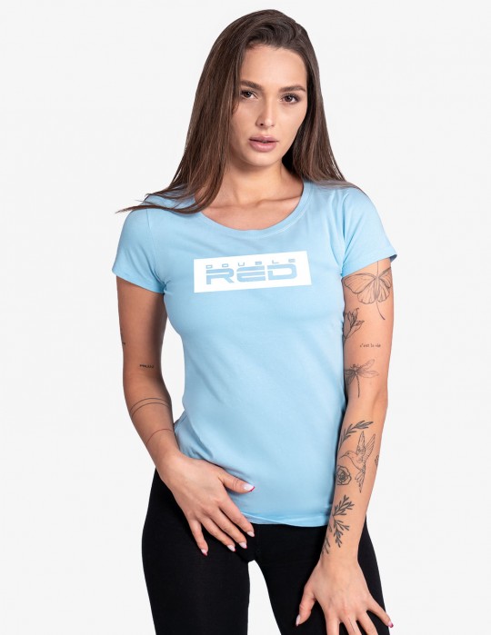 Womens T-Shirt Basic Tropical Blue