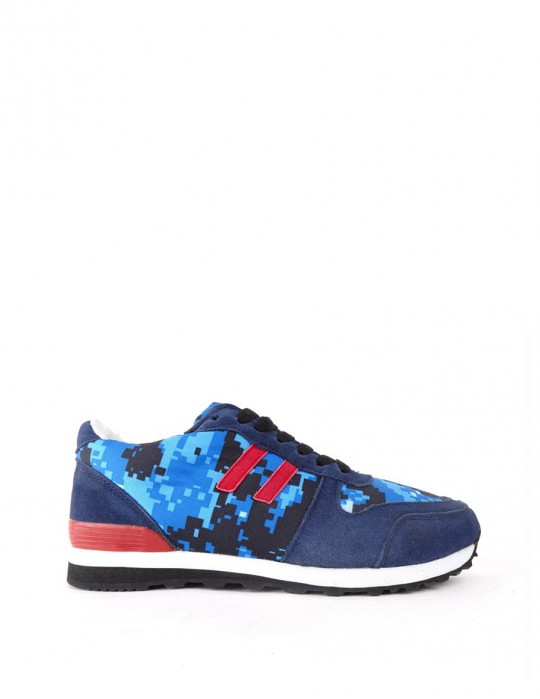 DOUBLE RED DR camo blue DIGI sneakers