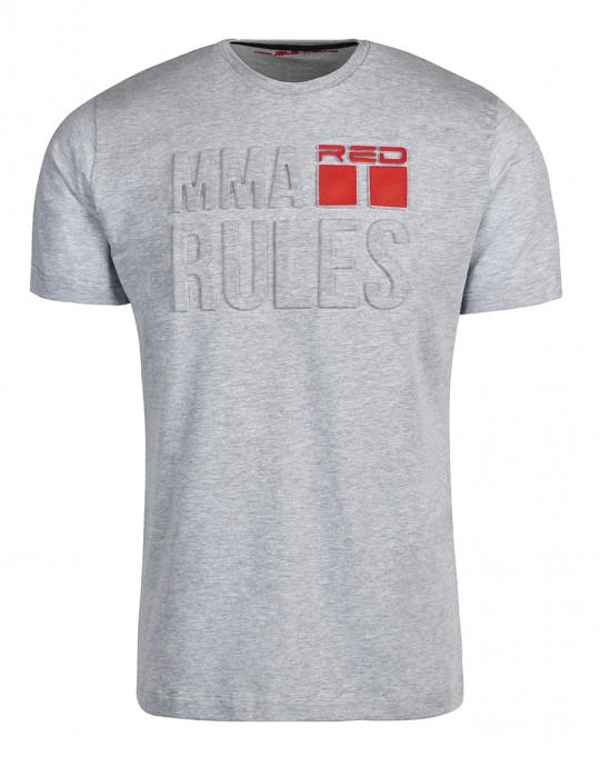 T-Shirt MMA RULES White